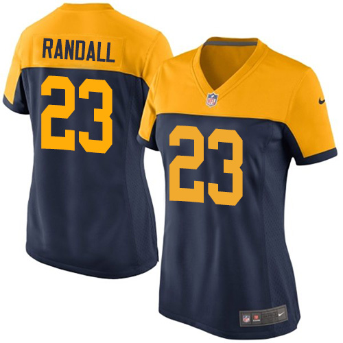 Women's Limited Damarious Randall Nike Jersey Navy Blue Alternate - #23 NFL Green Bay Packers
